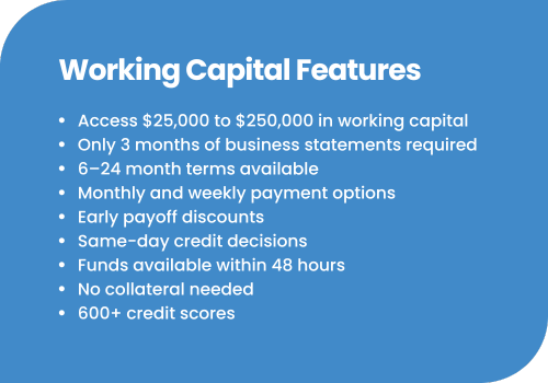 working capital features wh-1